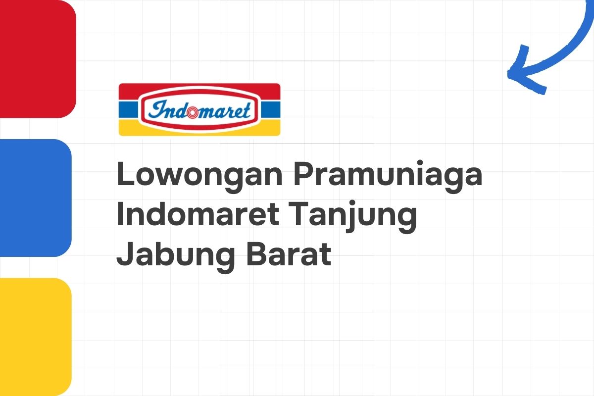 Lowongan Pramuniaga Indomaret Tanjung Jabung Barat