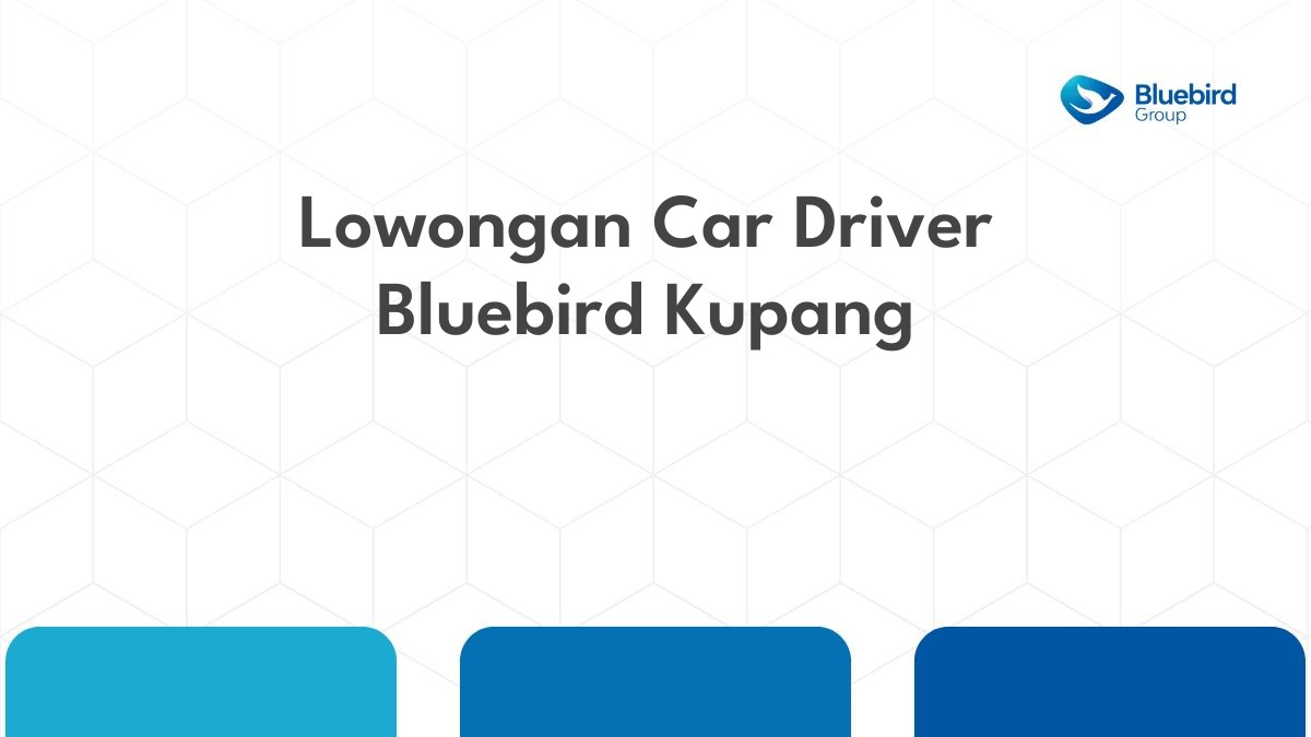 Lowongan Car Driver Bluebird Kupang