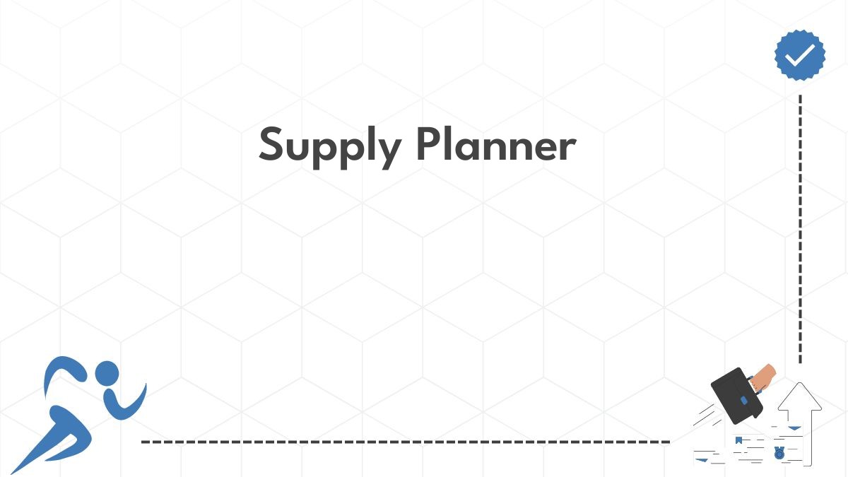 Supply Planner