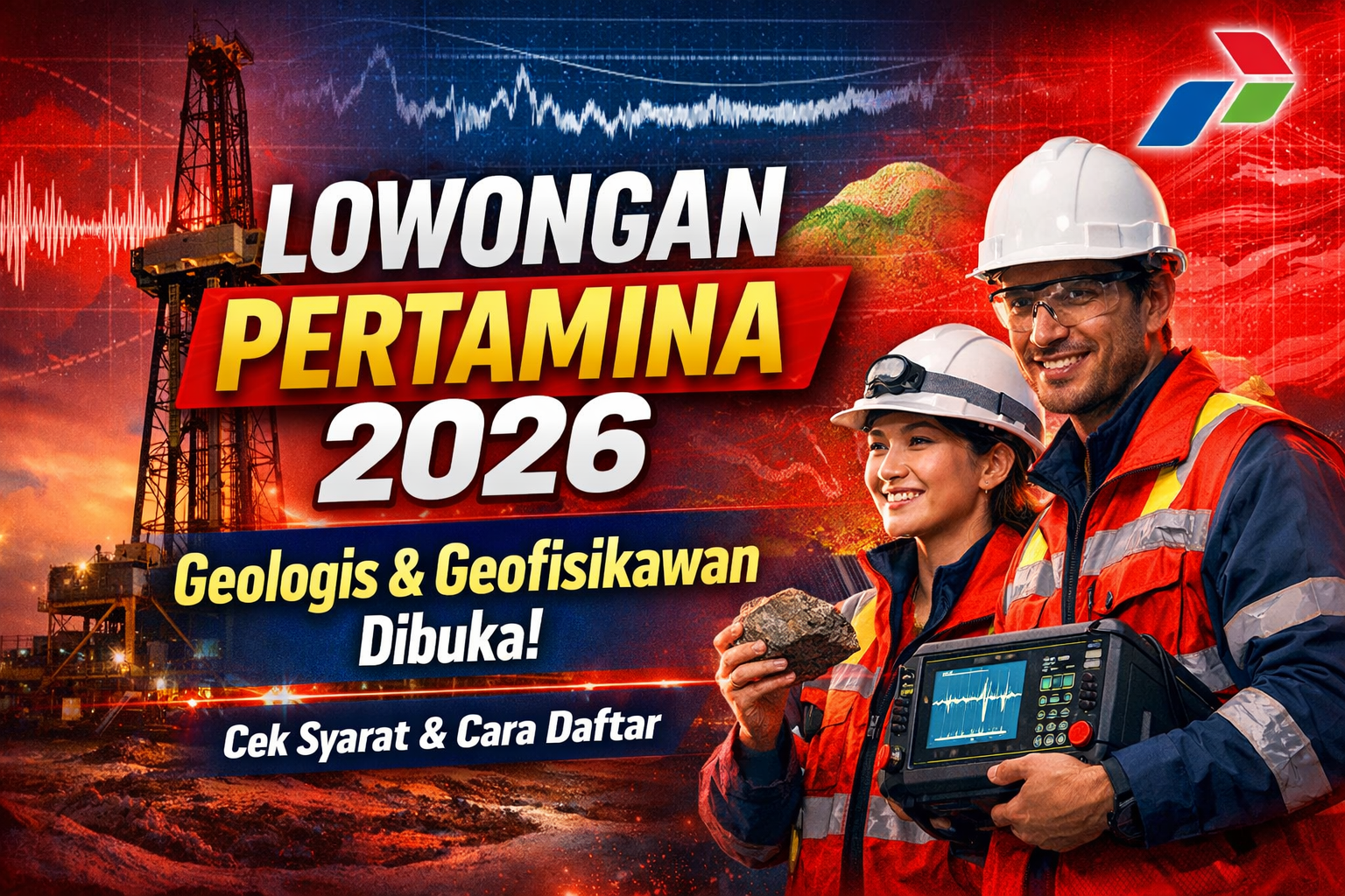 Lowongan Pekerjaan di PT Pertamina sebagai Geologis & Geofisikawan, Ini Syarat dan Cara Daftarnya