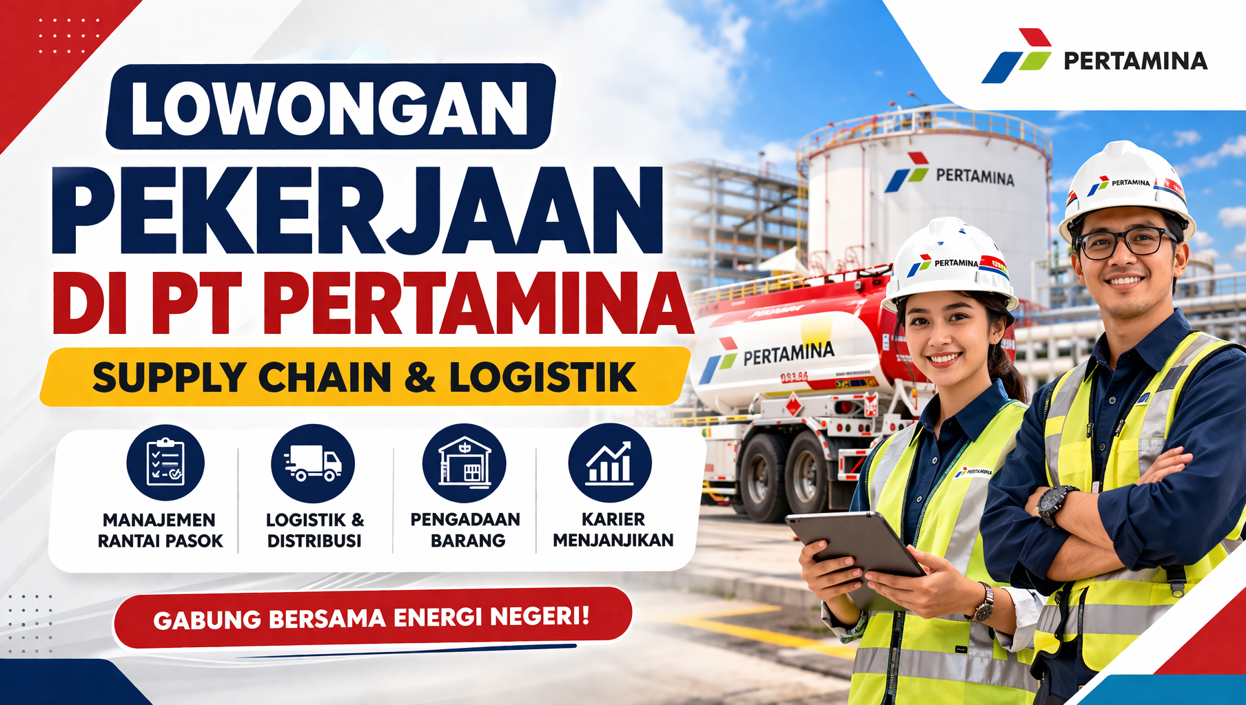 Lowongan Pekerjaan di PT Pertamina: Peluang Karier di Bidang Supply Chain & Logistik