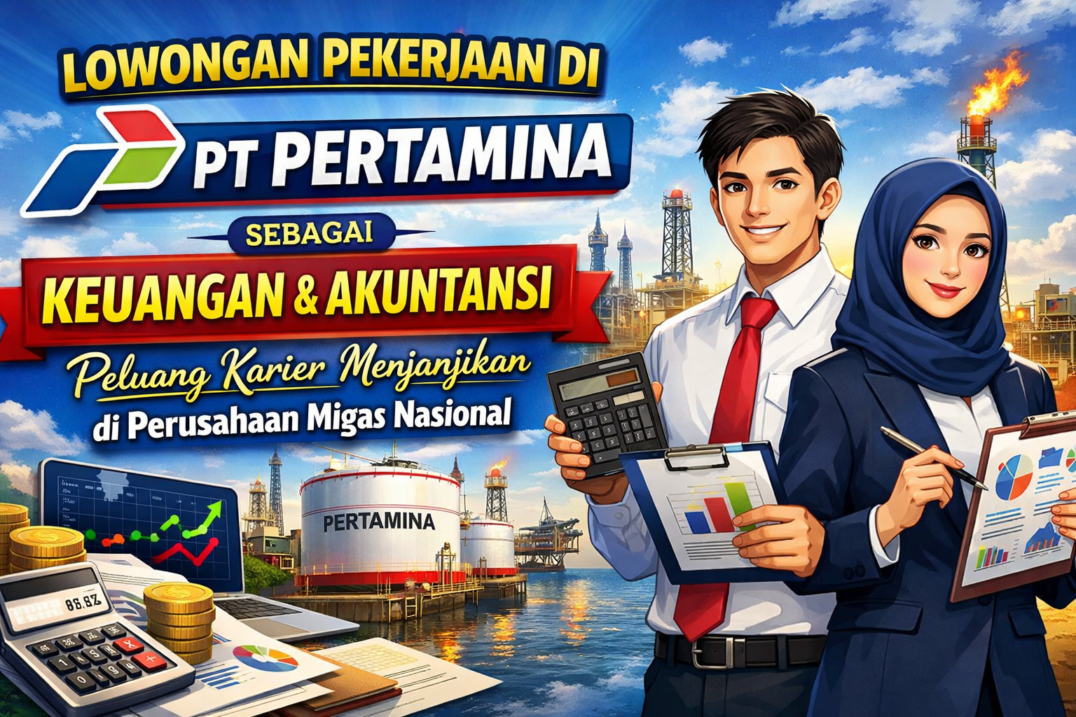 Lowongan Pekerjaan di PT Pertamina sebagai Keuangan & Akuntansi: Peluang Karier Menjanjikan di Perusahaan Migas Nasional