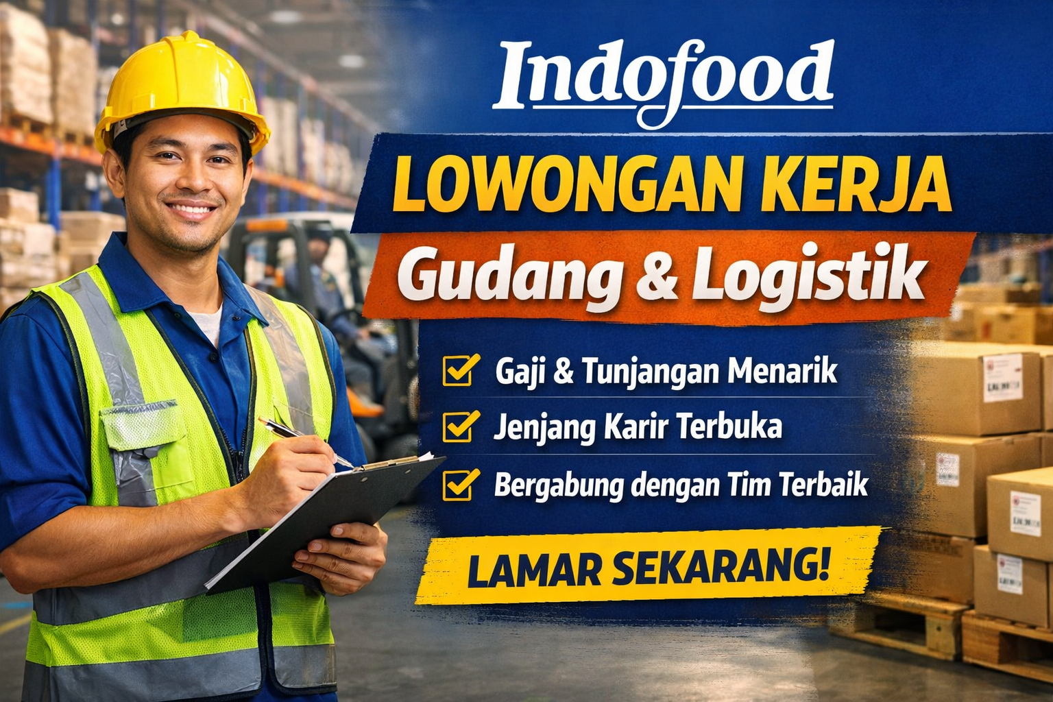 Lowongan Pekerjaan di PT Indofood sebagai Gudang & Logistik: Peluang Karir Menjanjikan