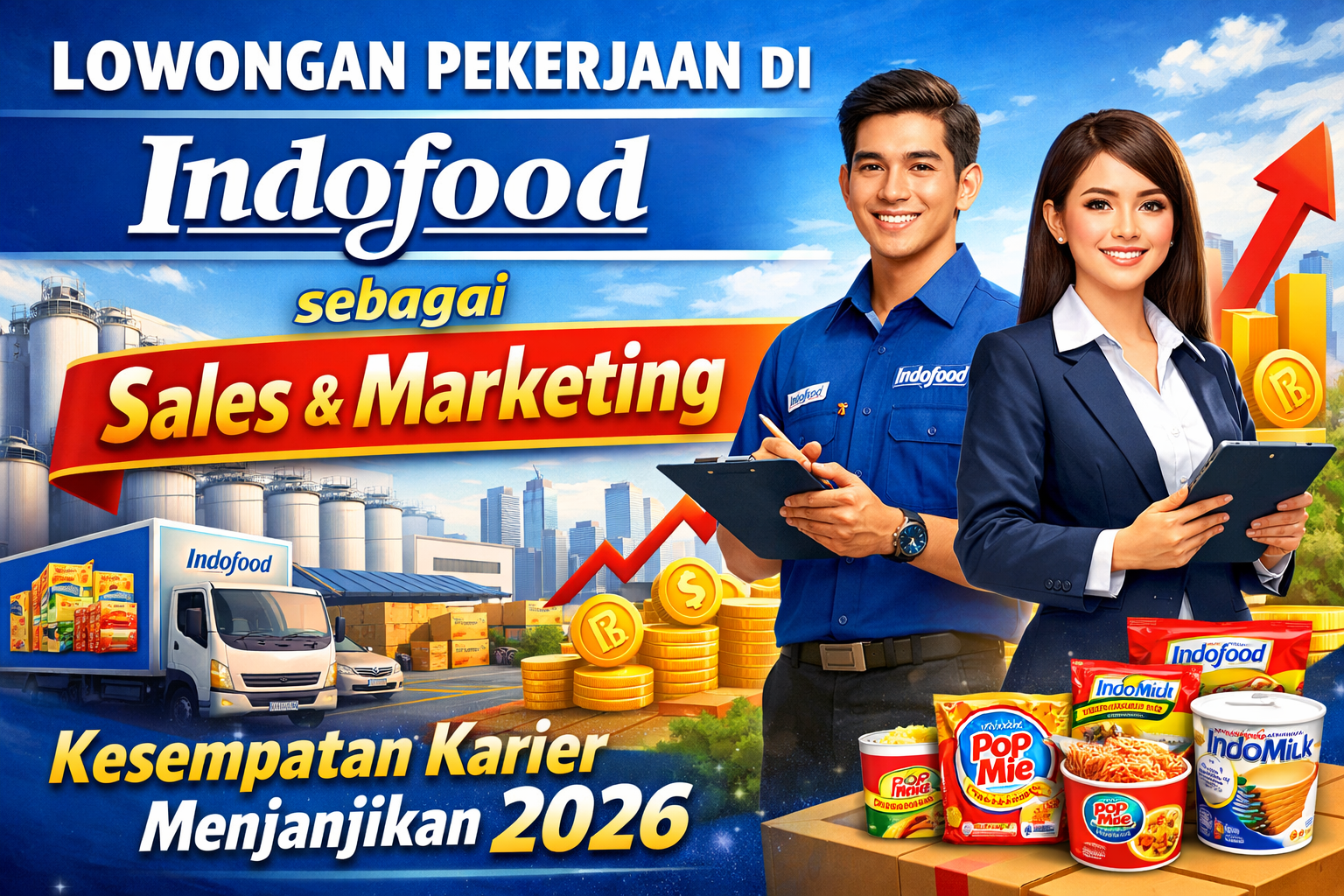 Lowongan Pekerjaan di PT Indofood sebagai Sales & Marketing: Kesempatan Karier Menjanjikan 2026