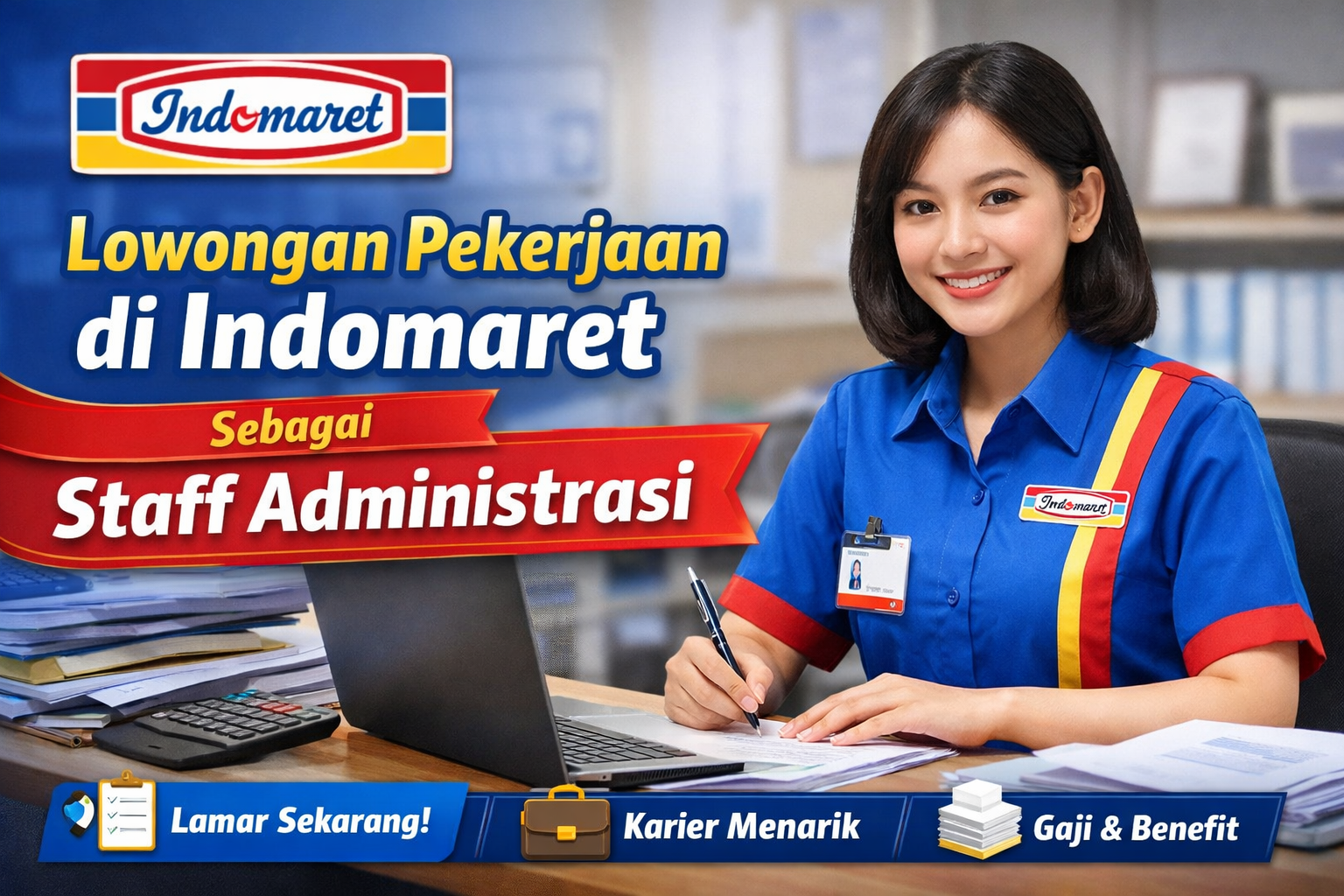 Lowongan Pekerjaan di Indomaret sebagai Staff Administrasi Terbaru 2026